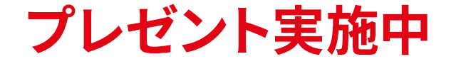 プレゼント実施中